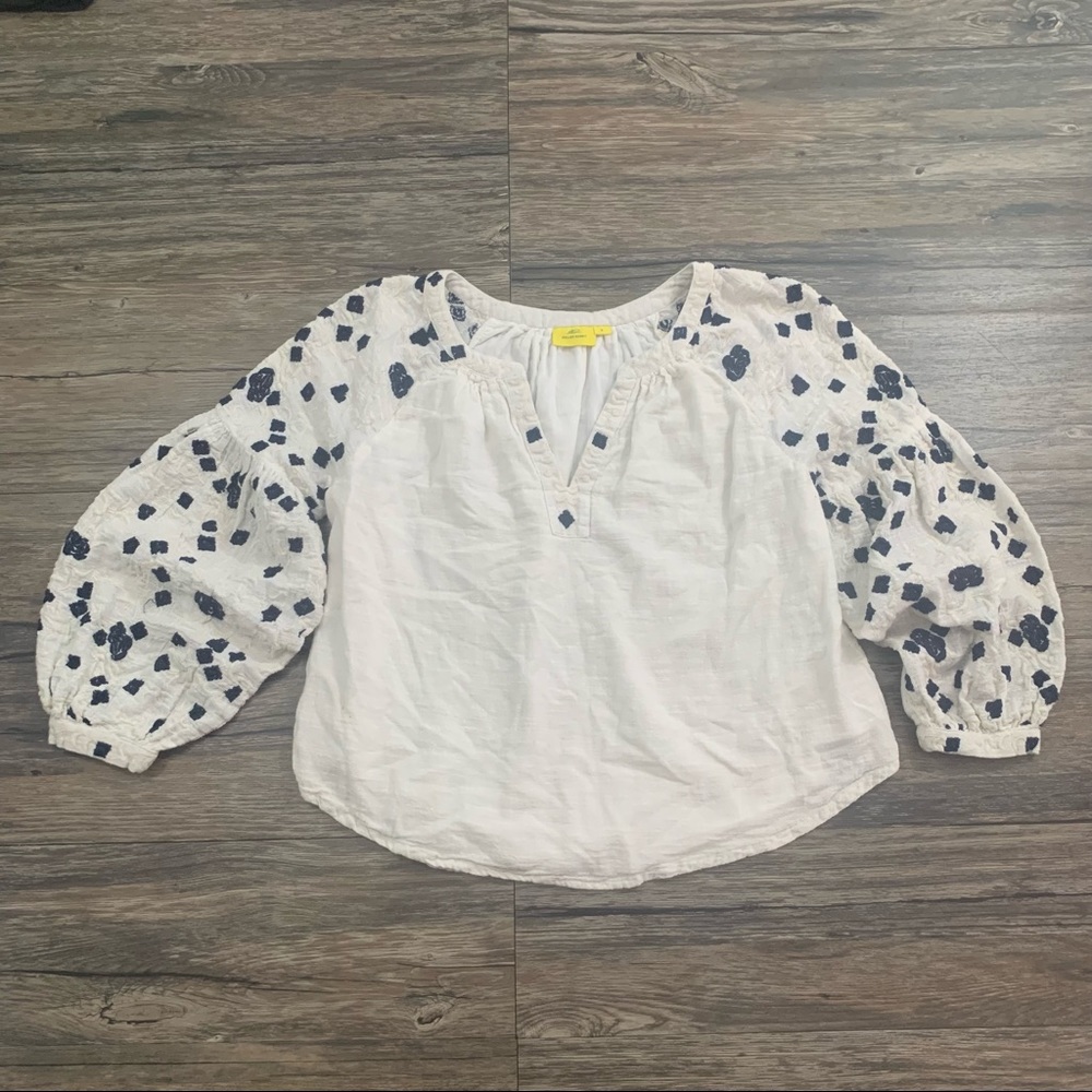 Roberta Roller Rabbit Embroidered Top